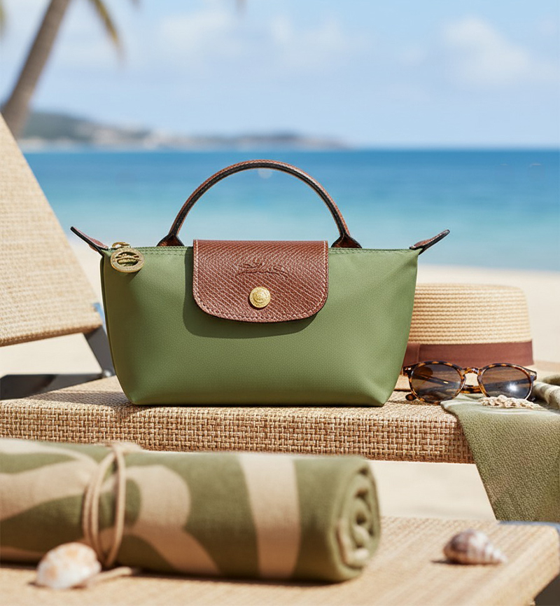 LONGCHAMP Le Pliage Original Pouch with Handle (Mini)